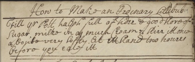 ms753 ordinary syllabub