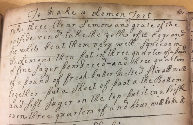 To Make A Lemon Tart p. 61 fol. 31r cropped