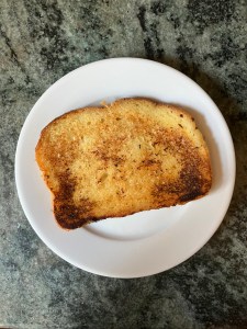 finished French toast on plate